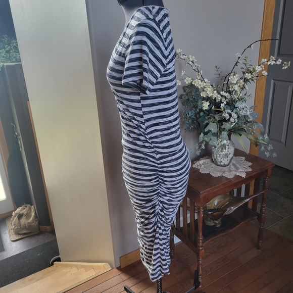 William Rast Striped Tee Dress Size M - Picture 3 of 7